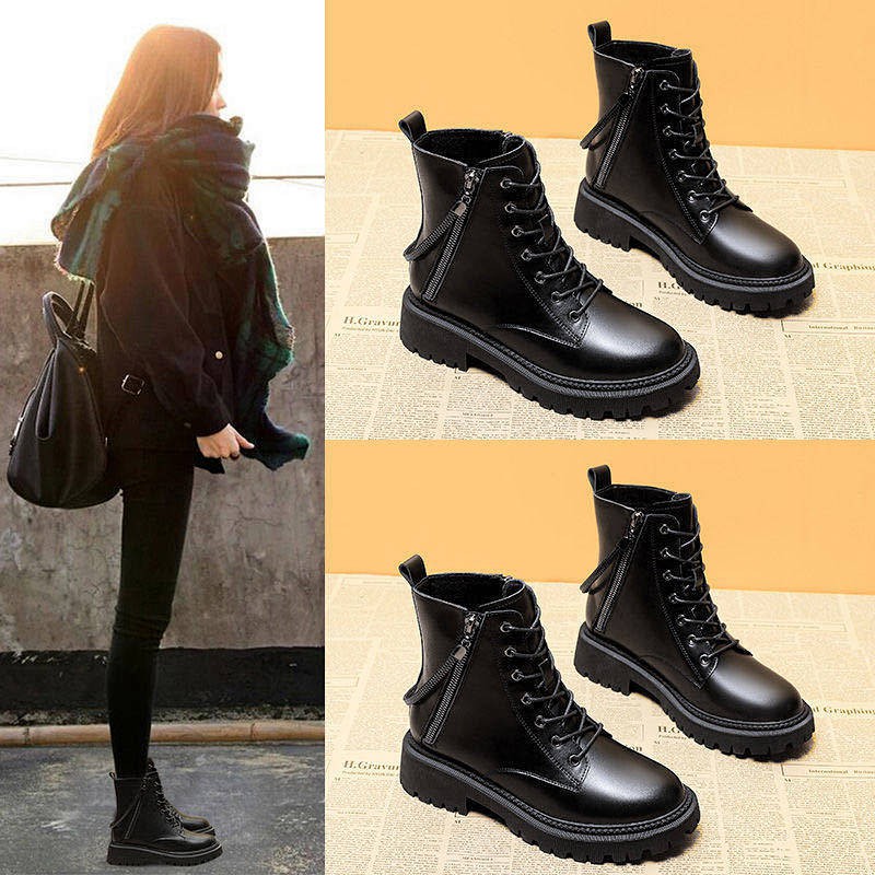 DR. MARTENS Giày Bốt Nữ Cổ Cao Thời Trang Anh Quốc 2020