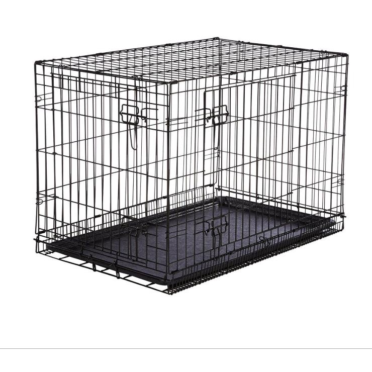 [ TẶNG KHAY VỆ SINH ] Lồng Chó Mèo Sơn Tĩnh Điện Kích Thước 70x50x60cm Gấp Gọn 3 Kích Cỡ Nhiều Màu Sắc