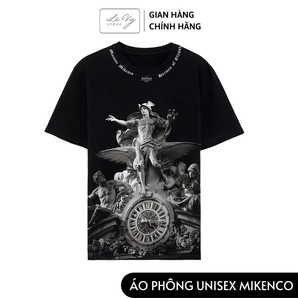 Áo Phông MIKENCO, Áo Ngắn Tay Cổ Tròn Chất 100% Cotton Dáng Unisex phù hợp cả Nam và Nữ