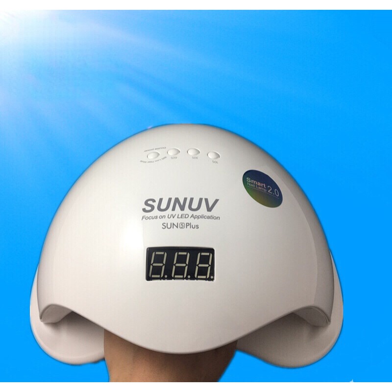 Máy hơ gel sun5 plus tem xanh chính hãng 48W/UV/LED có bảo hành