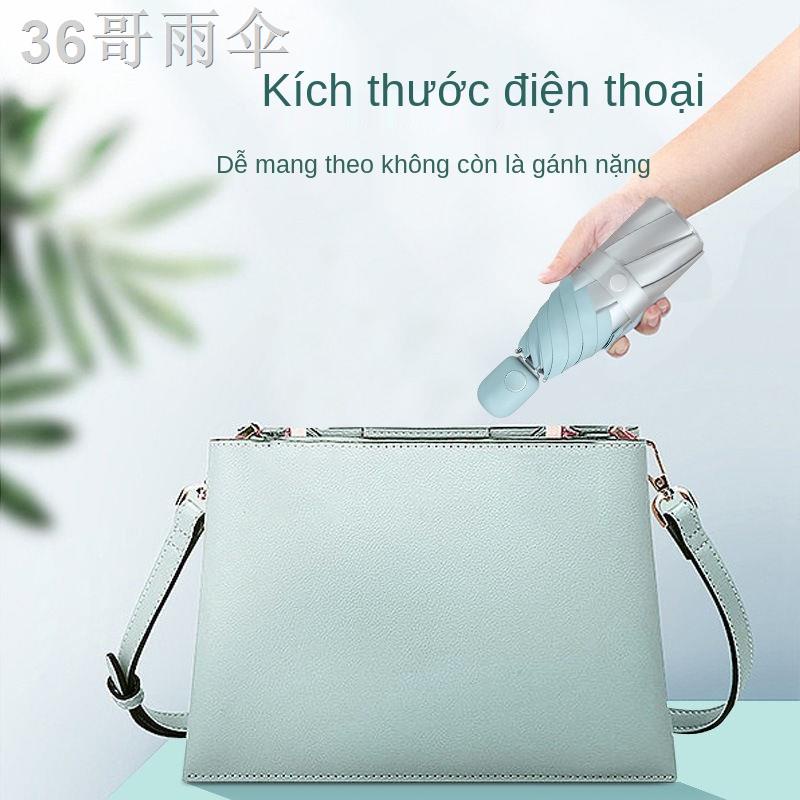 DZuodu Ô che mưa tự động hoàn toàn chống tia UV nắng cho nữ nhỏ gọn và cầm tay gấp Giảm giá 50%