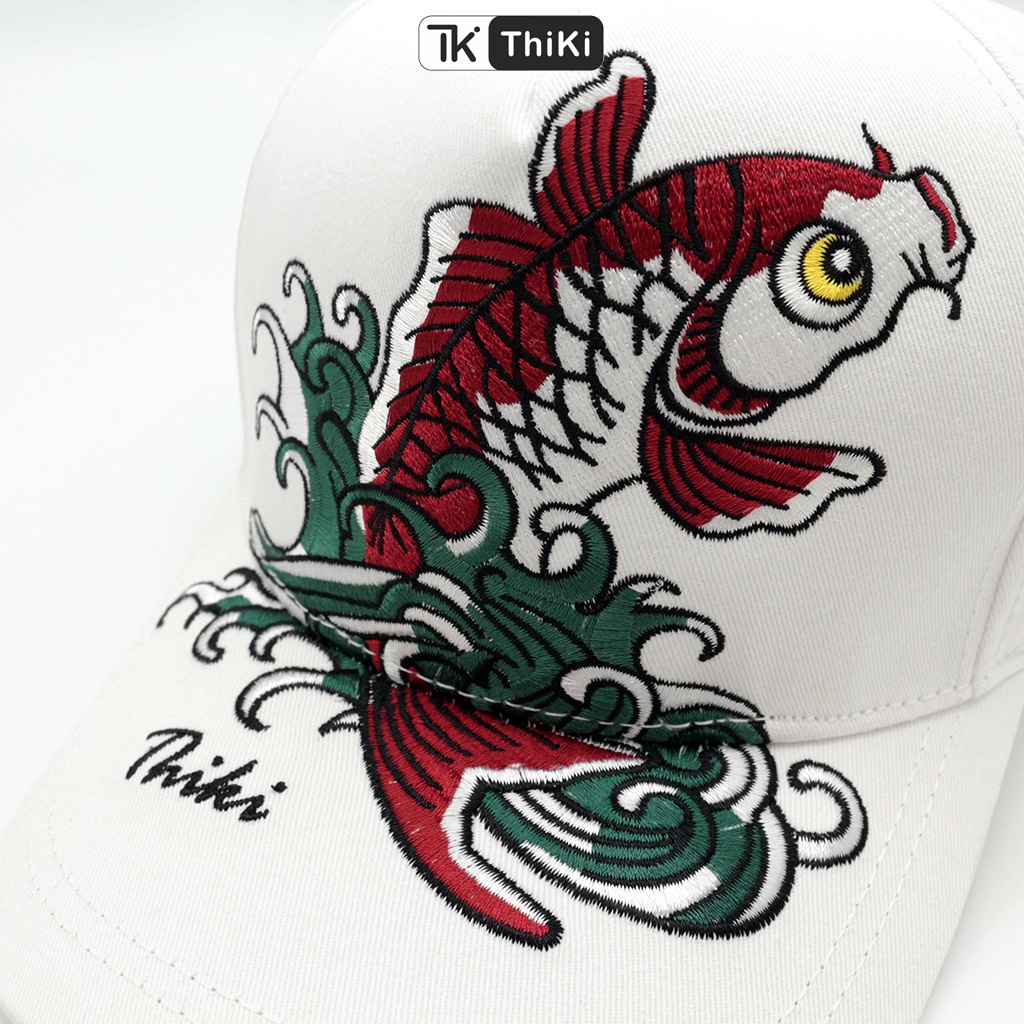 Mũ Nón Lưỡi Trai Hình Cá Chép THIKI chính hãng