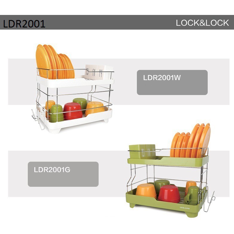 Giá để bát đĩa 2 tầng Lock&Lock LDR2001 | BigBuy360 - bigbuy360.vn