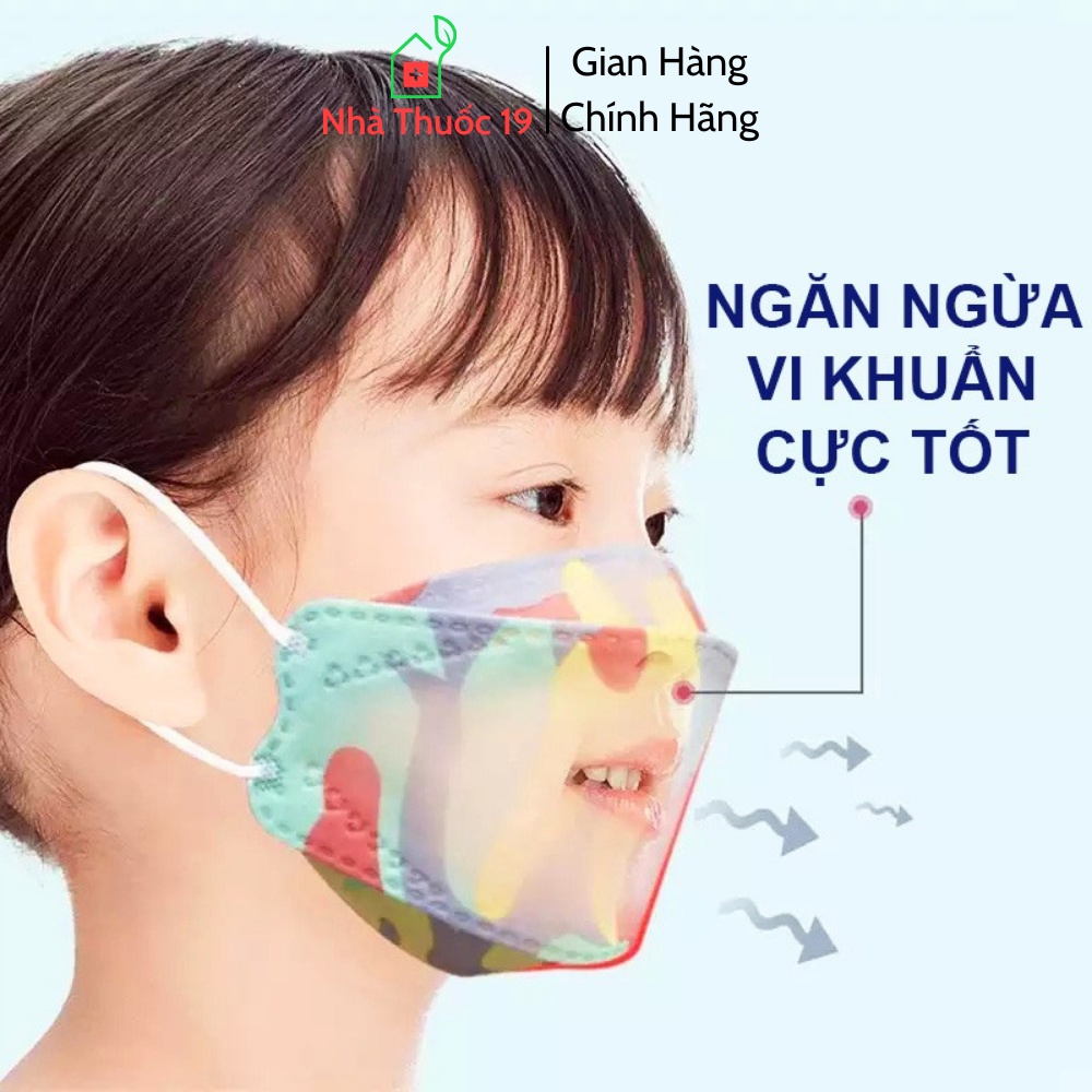 Khẩu Trang 4D KF94 Thương Hiệu AMI Mask, Khẩu Trang Cho Bé Baby AMi Mask - Tiêu Chuẩn Hàn Quốc (50 chiếc)