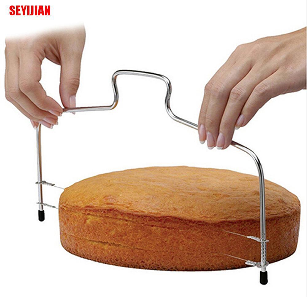 Dụng Cụ Cắt Bánh Bằng Dây Có Thể Điều Chỉnh Tiện Lợi
