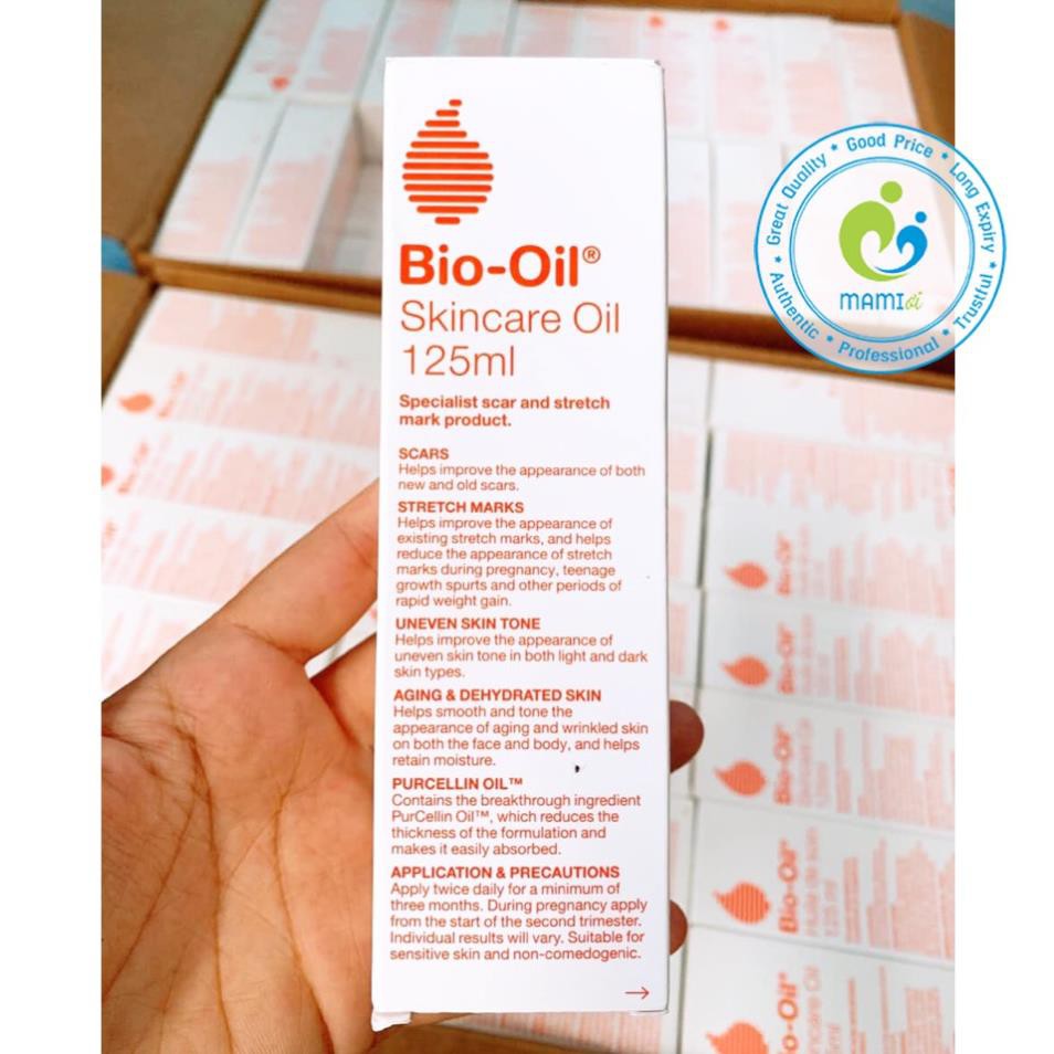 Tinh dầu (60ml + 125ml) giảm rạn da, làm mờ sẹo cho mẹ bầu, mẹ sau sinh và trẻ em Bio Oil, Nam Phi