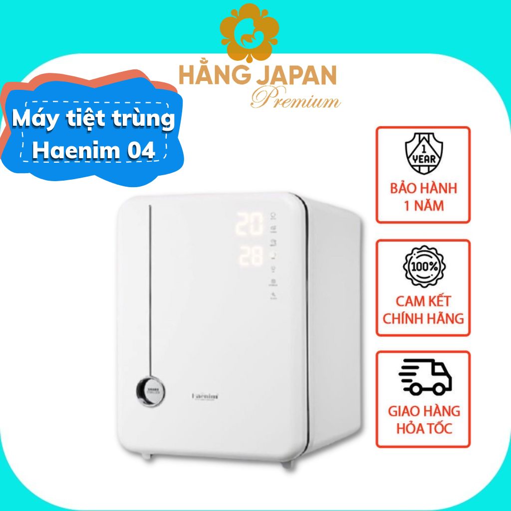 Máy tiệt trùng sấy khô bình sữa Haenim thế hệ thứ 4 UVLED 2020 diệt khuẩn tối ưu - BH 3 năm chính hãng
