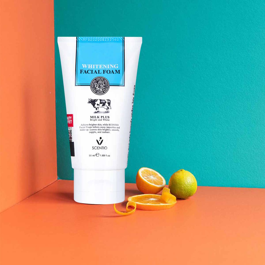 [Cleanser] Sữa rữa mặt tạo bọt làm trắng da Beauty Buffet Scentio Milk Plus 50ml | BigBuy360 - bigbuy360.vn