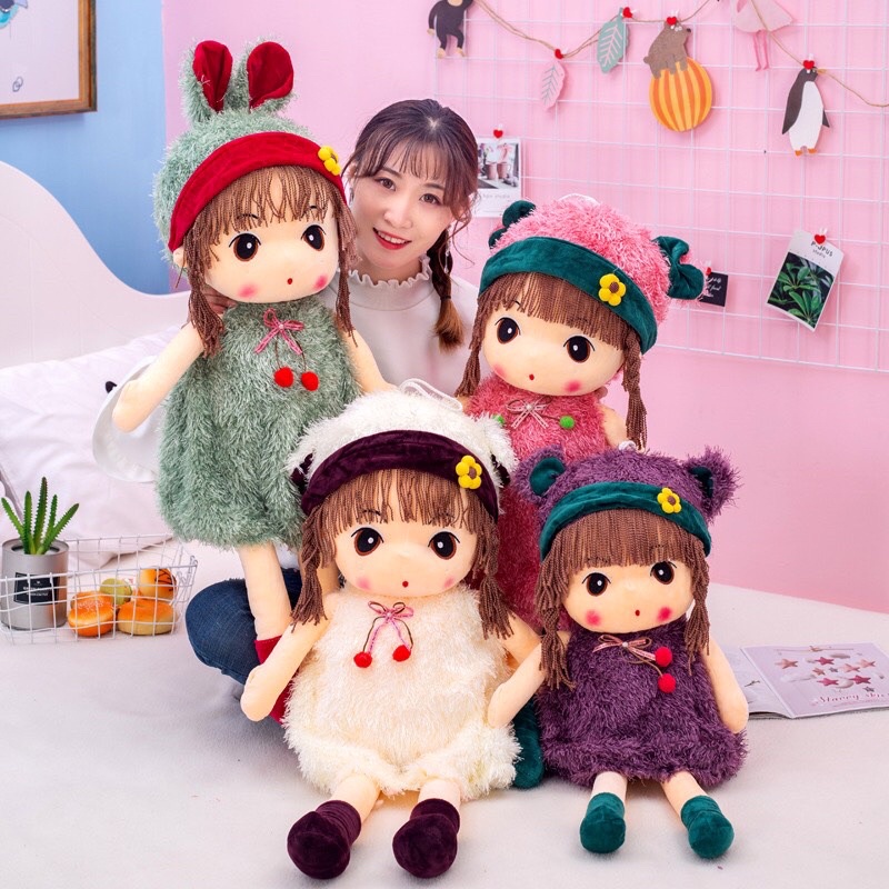 Búp bê nhồi bông vải lông sù mềm mựơt hàng siêu cấp cao 45-60-70cm