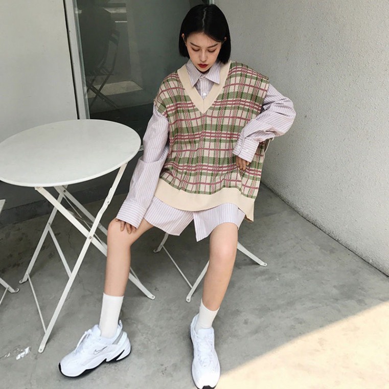 Áo Gile Nữ  FreeSize, Gile Len Nữ ELISA Họa Tiết Dễ Thương Phong Cách Thời Trang Trẻ Trung | BigBuy360 - bigbuy360.vn