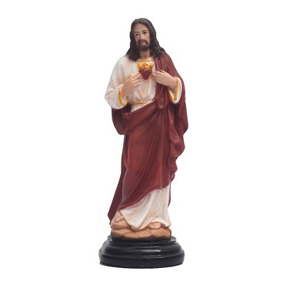 Mô Hình Tượng Chúa Jesus Màu Đỏ 15cm