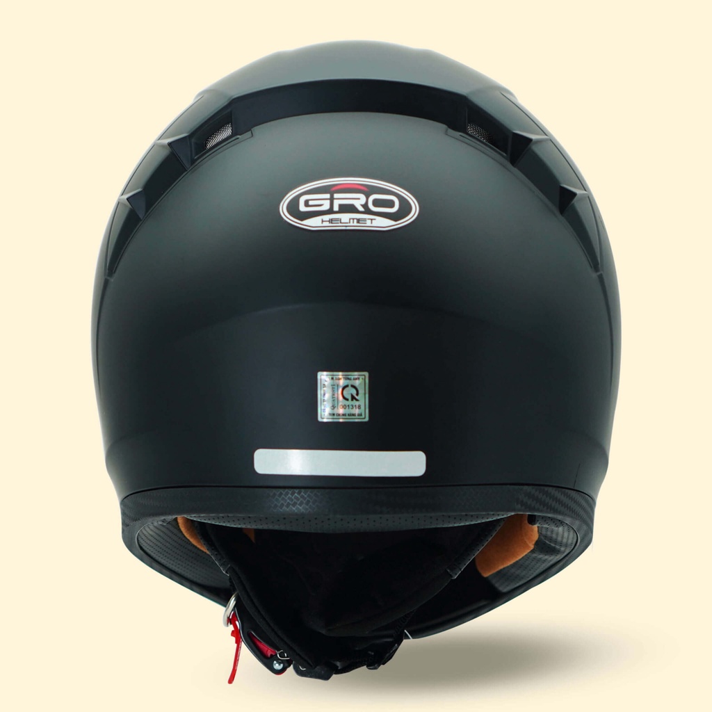 Mũ bảo hiểm FullFace ST26 sơn nhám - hai kính chính hãng GRO, thể thao size 56-59cm - bảo hành 12 tháng