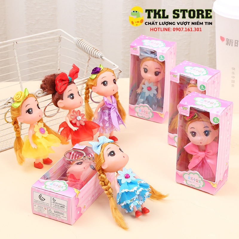 Đồ chơi búp bê cho bé, búp bê Chibi dễ thương dành cho các bé gái 12cm-18cm - TKL strore