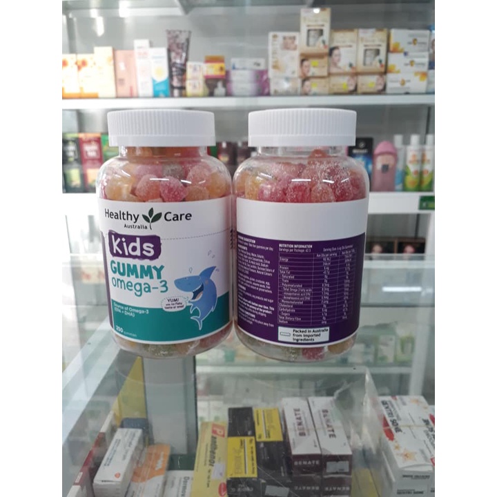 KẸO DẺO Healthy Care Kids GUMMY OMEGA 3 - Úc
