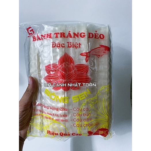 BÁNH TRÁNG DẺO BÔNG SEN CÂU CÁ, BÚN, CÁM, CHÁO RẾT 500G