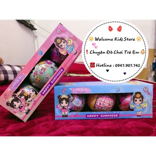 Đồ Chơi Hộp 3 Trứng LOL Surprise Ball Loại Mới - Búp Bê Bất Ngờ