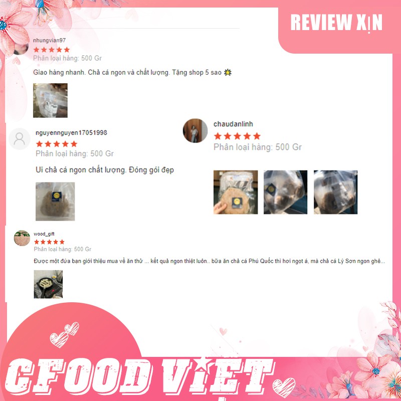 Chả cá dai, nguyên chất, không hàn the, không chất bảo quản, không chiên, từ cá đỏ củ Đảo Lý Sơn, 1kg | BigBuy360 - bigbuy360.vn