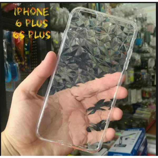 Ốp Lưng iPhone 6 Plus/6s Plus Dẻo Trong Suốt Vân 3D