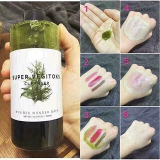 Sữa rửa mặt rau củ thải độc