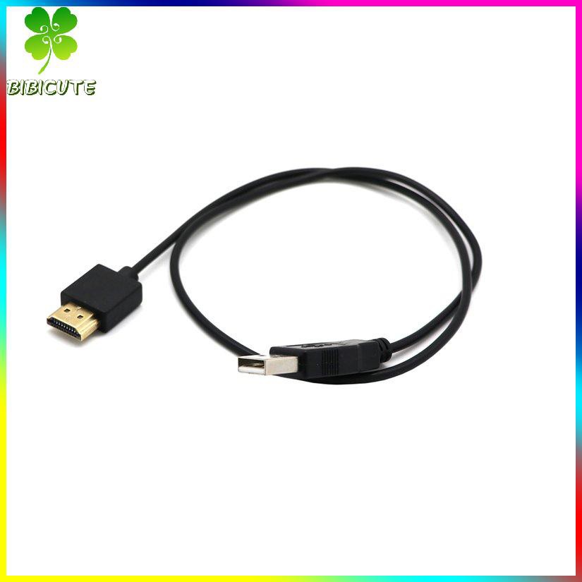 [Fast delivery]HDMI-compatible Male To Female Connector USB 2.0 Charger Cable Spliter Ad Ter