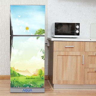Decal dán trang trí tủ lạnh mẫu phong cảnh 3