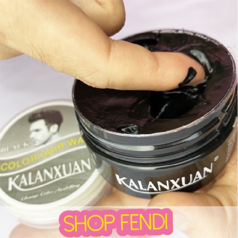Sáp Nhuộm Tóc Tạm Thời KALANXUAN 100ml/hộp Màu Đen