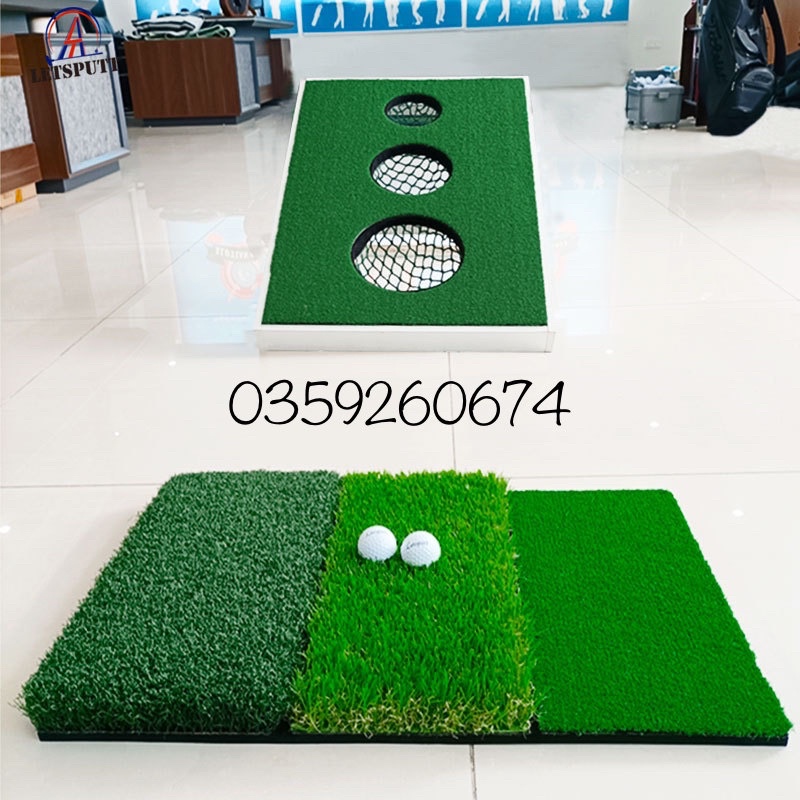 Thảm Swing Golf Đa Năng 3in1 Gấp Gọn