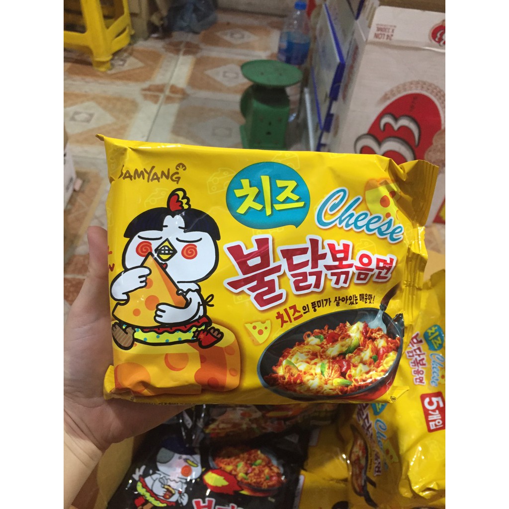 Mì khô gà cay vị phô mai Samyang Hàn Quốc 140g