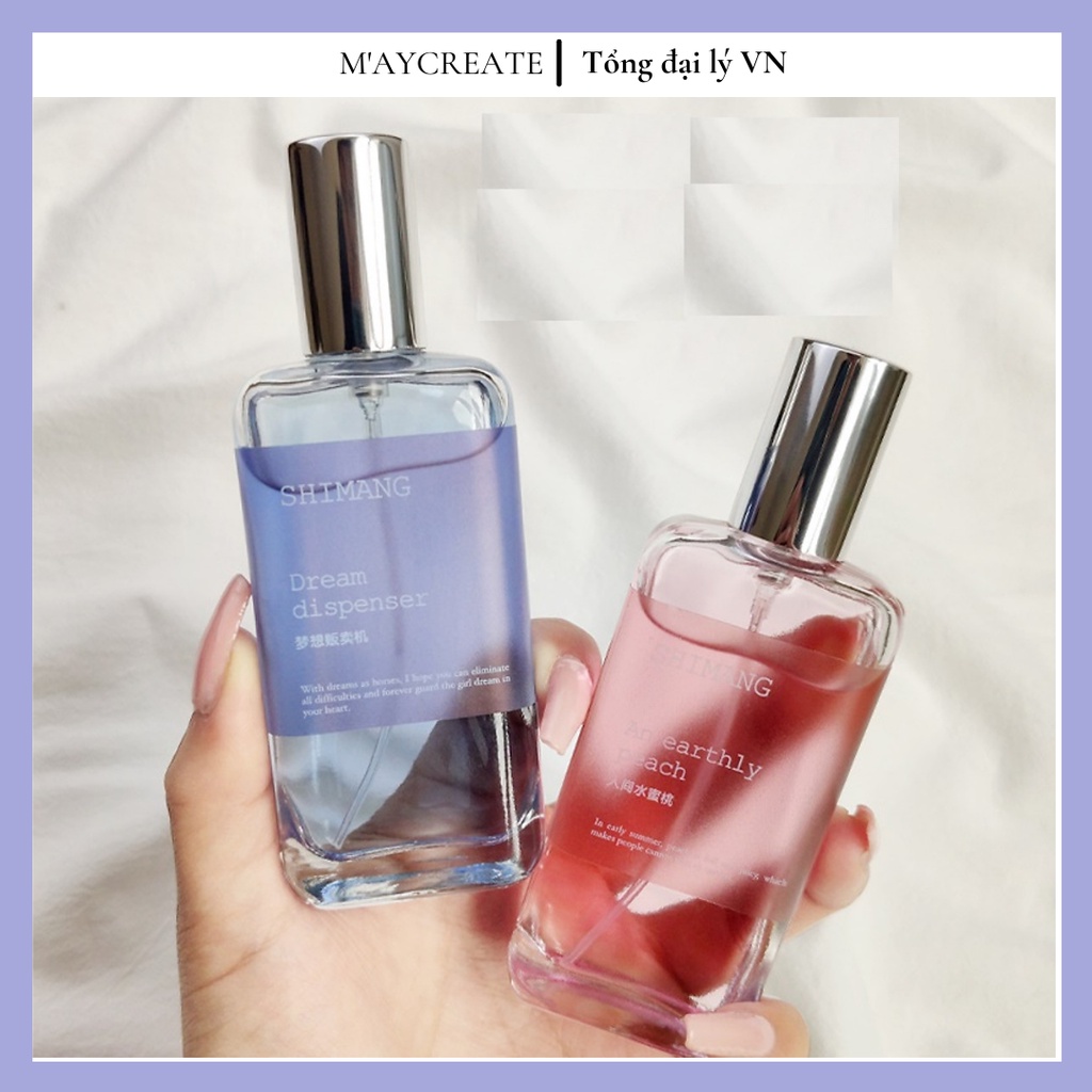 Nước hoa nữ Shimang body mist Nước hoa nắp kim loại xịt toàn thân chính hãng Nội Địa Trung SNHKL1