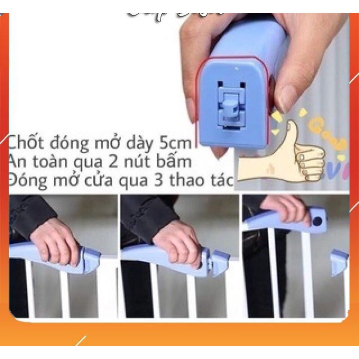 Khoá chốt cửa của thanh chắn