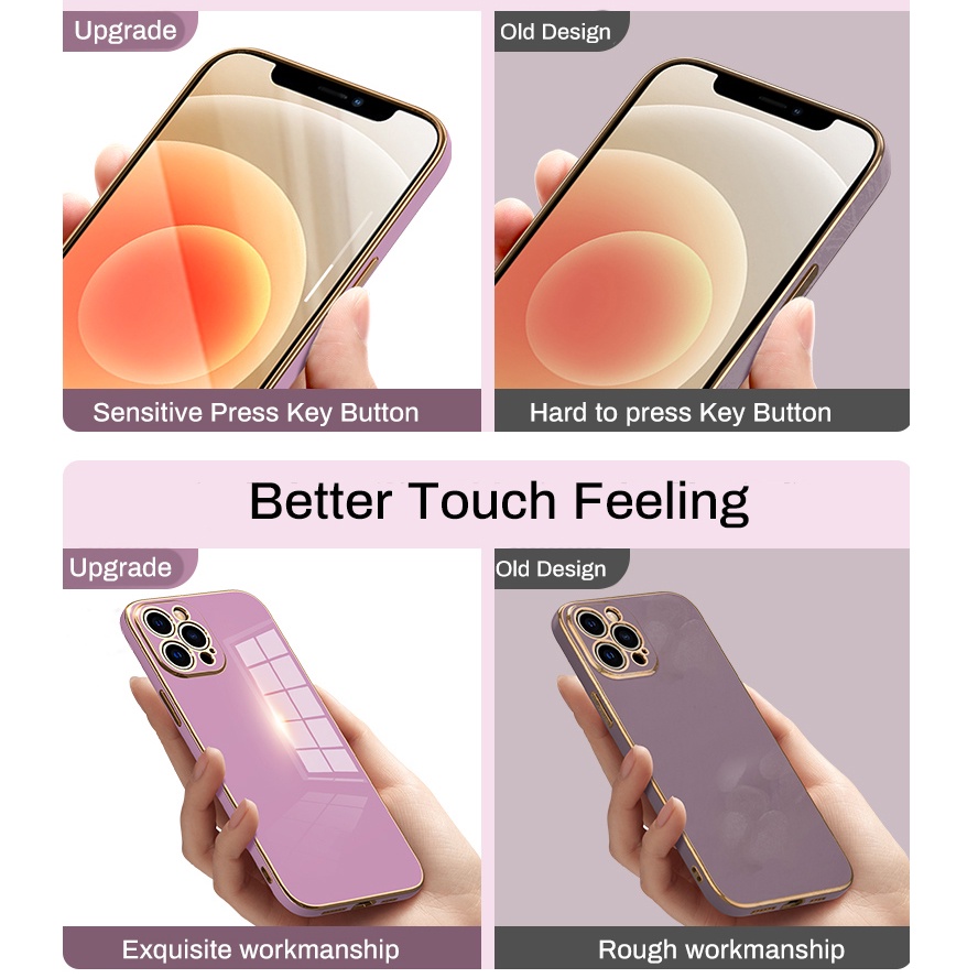 Ốp Điện Thoại Silicon Mềm Viền Vuông Màu Kẹo Cho iPhone 14 Pro Max 13 12 11 X XS XR 7 8 6 6S Plus SE2 SE3