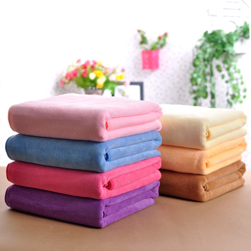Khăn Tắm Vải Sợi Nhỏ Thấm Hút Tốt Kích Thước 70x140cm