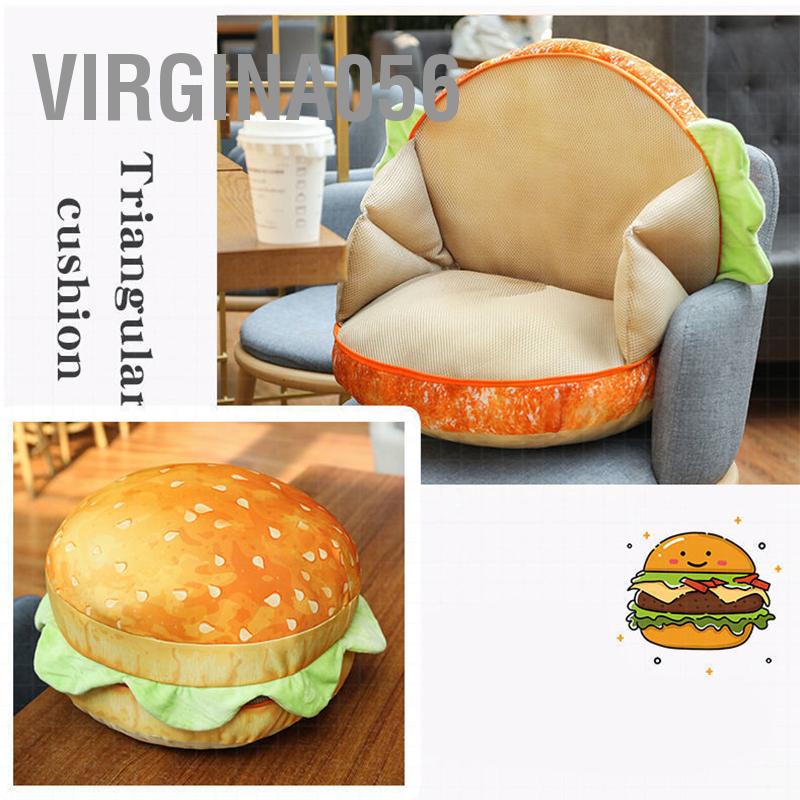Có thể bán buôn Hamburger Throw Pillow Multi Purpose Plush and PP Cotton Back cho Ngày lễ Tình nhân Món quà sinh nhật Đồ chơi Virgina056 Hàng giao ngay