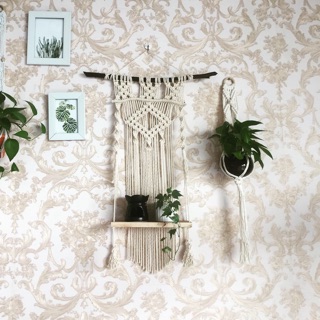 Kệ trang trí Macrame