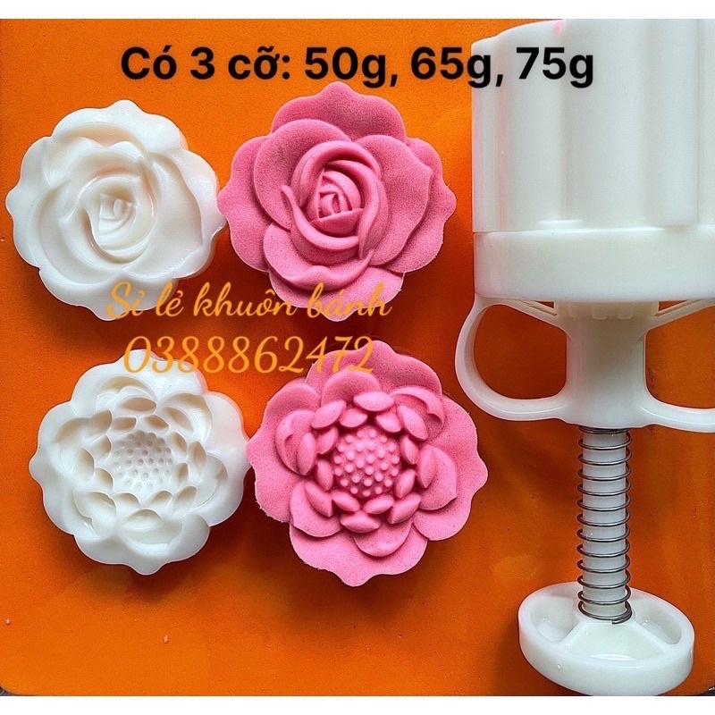 Khuôn lò xo hồng búp 2 mặt