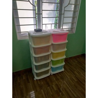 Tủ nhựa đựng đồ 5 tầng ( cao 97cm)