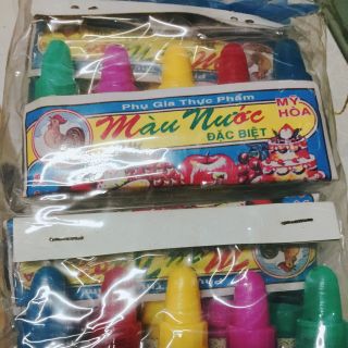 5 chai màu nước thực phẩm làm slime