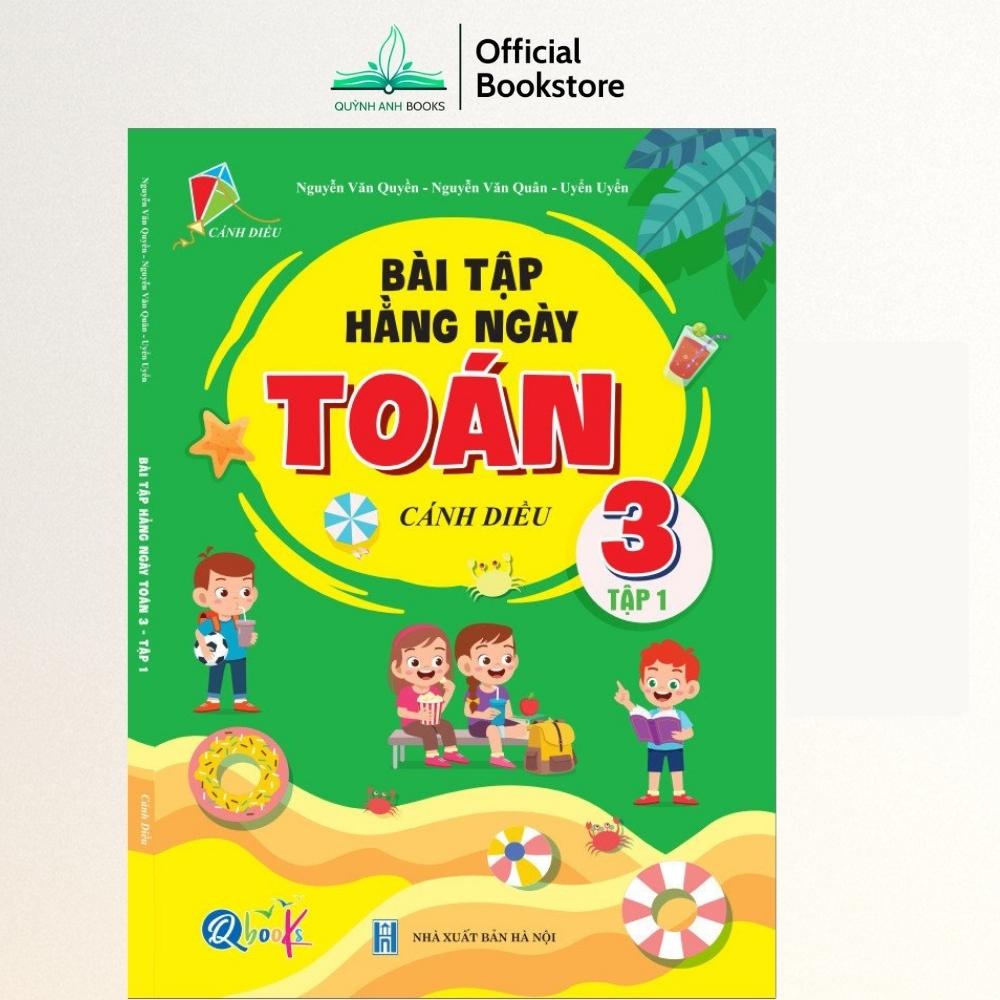 Sách- Combo BÀI TẬP HÀNG NGÀY TOÁN, TIẾNG VIỆT Lớp 3 CÁNH DIỀU KÌ 1