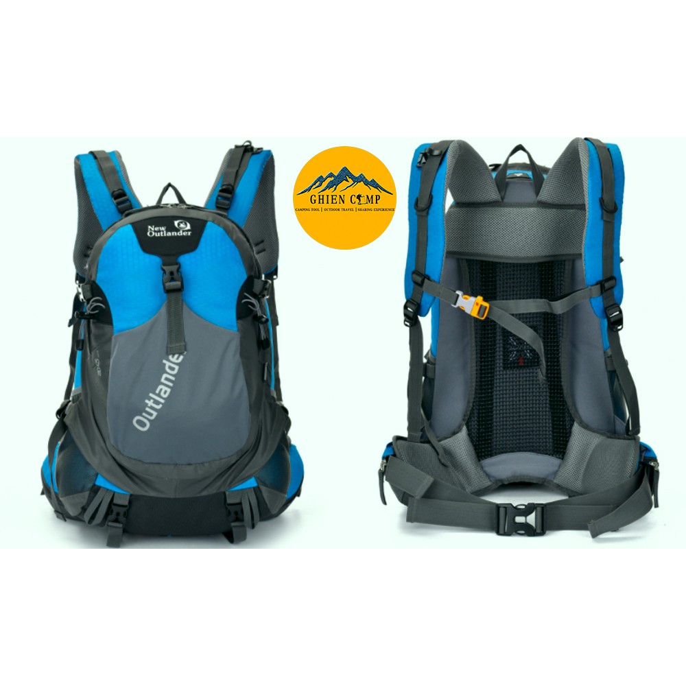 Balo Du Lịch Leo Núi Trekking New OutLander Advendture40L Extra Có Khung Nhôm Trợ Lực-BP40