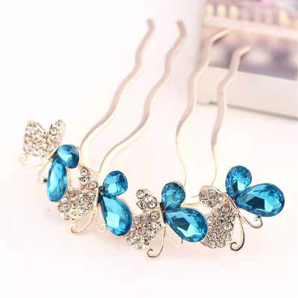 Lược Cài Tóc Đính Đá Xinh Xắn Dành Cho Nữ