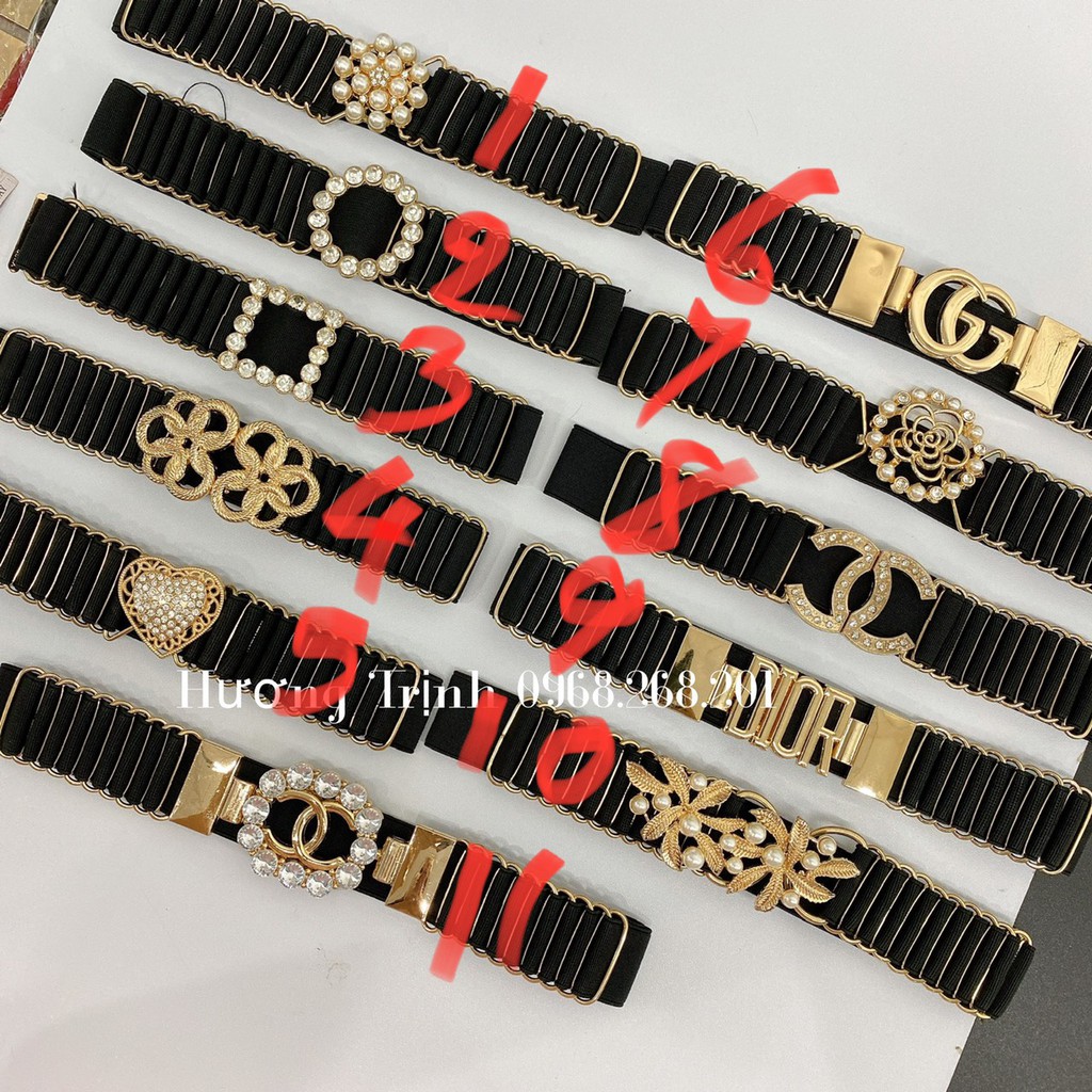 Đai váy thun xếp ly