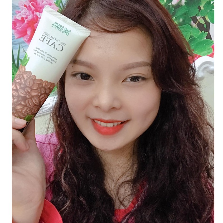 Kem tẩy da chết cà phê Cỏ Cây Hoa Lá - tẩy sạch tế bào chết dạng gel 100g | BigBuy360 - bigbuy360.vn
