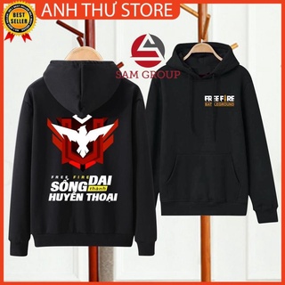 Áo khoác free fire-áo khoác đen rank huyền thoại sale 85%
