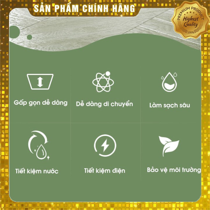 [FreeShip - Bảo hành] Máy Giặt Mini  Gấp Gọn Tiện Lợi Thông Minh, Khử Trùng Bằng Công Nghệ Blue Ag