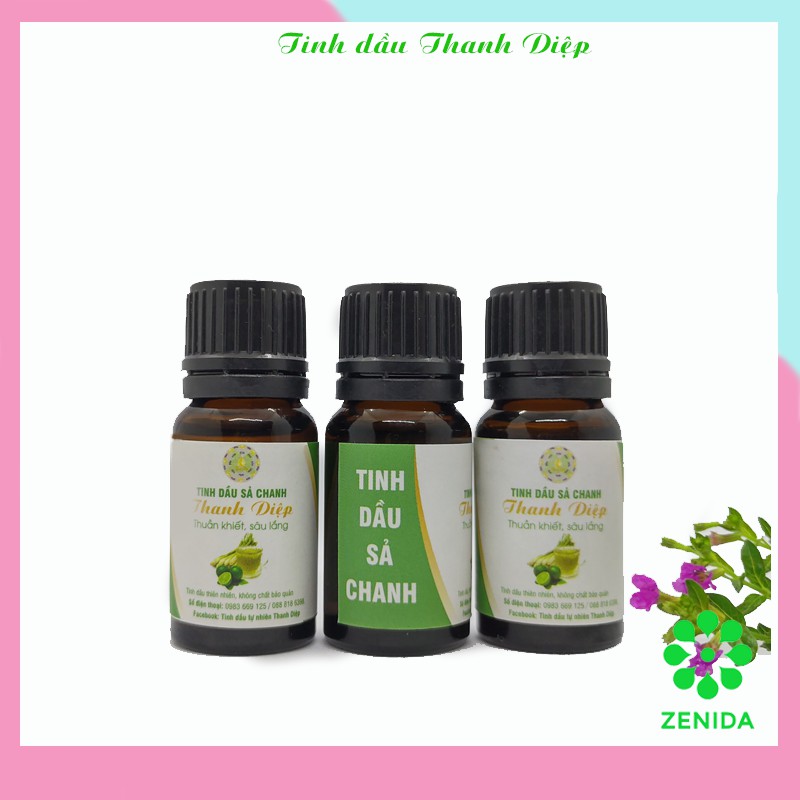 Tinh dầu sả chanh Thanh Diệp nguyên chất 10ml I Có kiểm nghiệm SC01