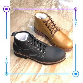 Giày cổ cao - Bốt cổ cao da thật cao cấp boot chiều cao nam Les Hommes