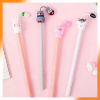 Hàng hot -  Bút thú cưng mọc đồ trên đầu dễ thương
