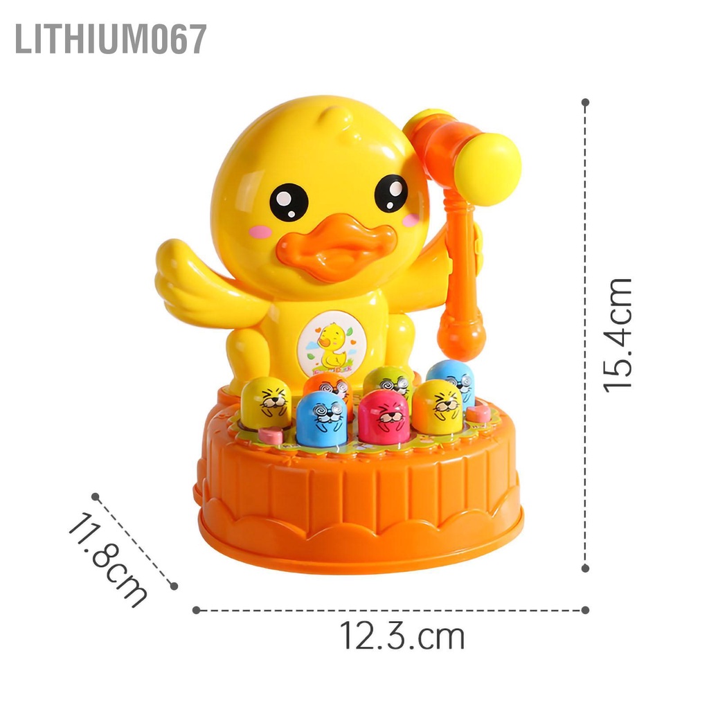 Lithium067 Đồ Chơi Trẻ Em Bộ Đập Chuột Có Đèn Và Âm Thanh BBS Cho Bé Trai Bé Gái, Đồ Chơi Giải Trí Giáo Dục Cho Trẻ Em - tương tác gia đình - từ 1 đến 3 tuổi