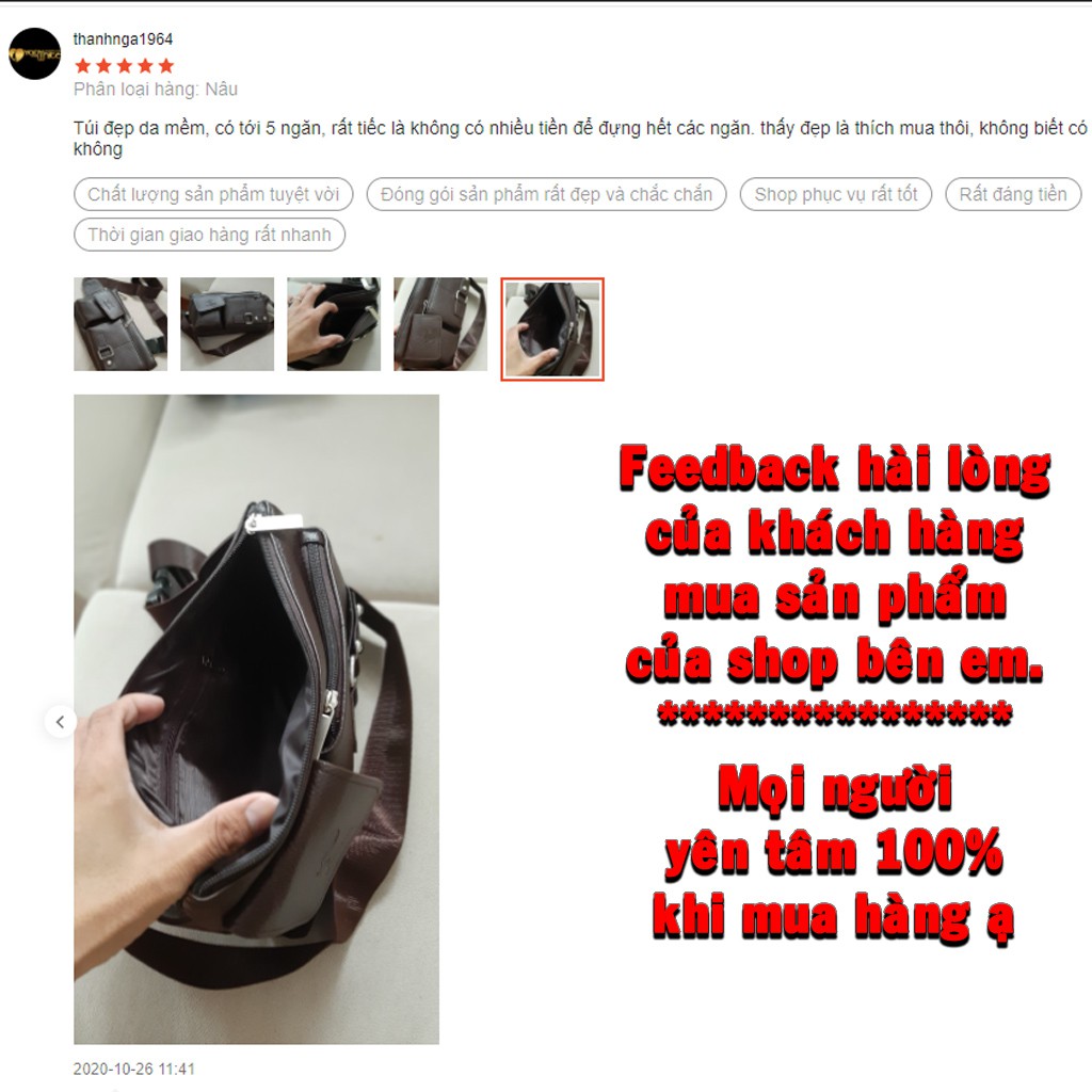 Túi Nam Đeo Chéo Chất Da Thật Dáng Thể Thao Tiện Lợi Đeo Hông Túi Bao Tử Túi Chéo Nam Da Túi Da Nam Túi Nam [Free | BigBuy360 - bigbuy360.vn