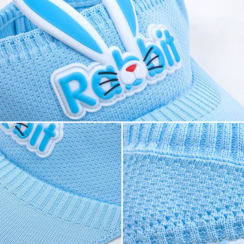 Mũ Lưỡi Trai Hở Chóp Hình Tai Thỏ Dễ Thương Cho Bé